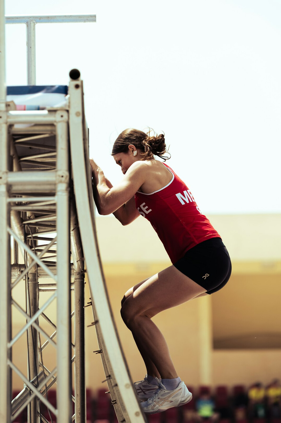 person overcoming obstacle
